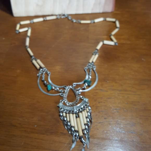 Boho Aztec Style Necklace - Picture 3 of 4